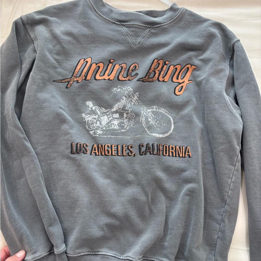 Anine Bing Gray Sweatshirt